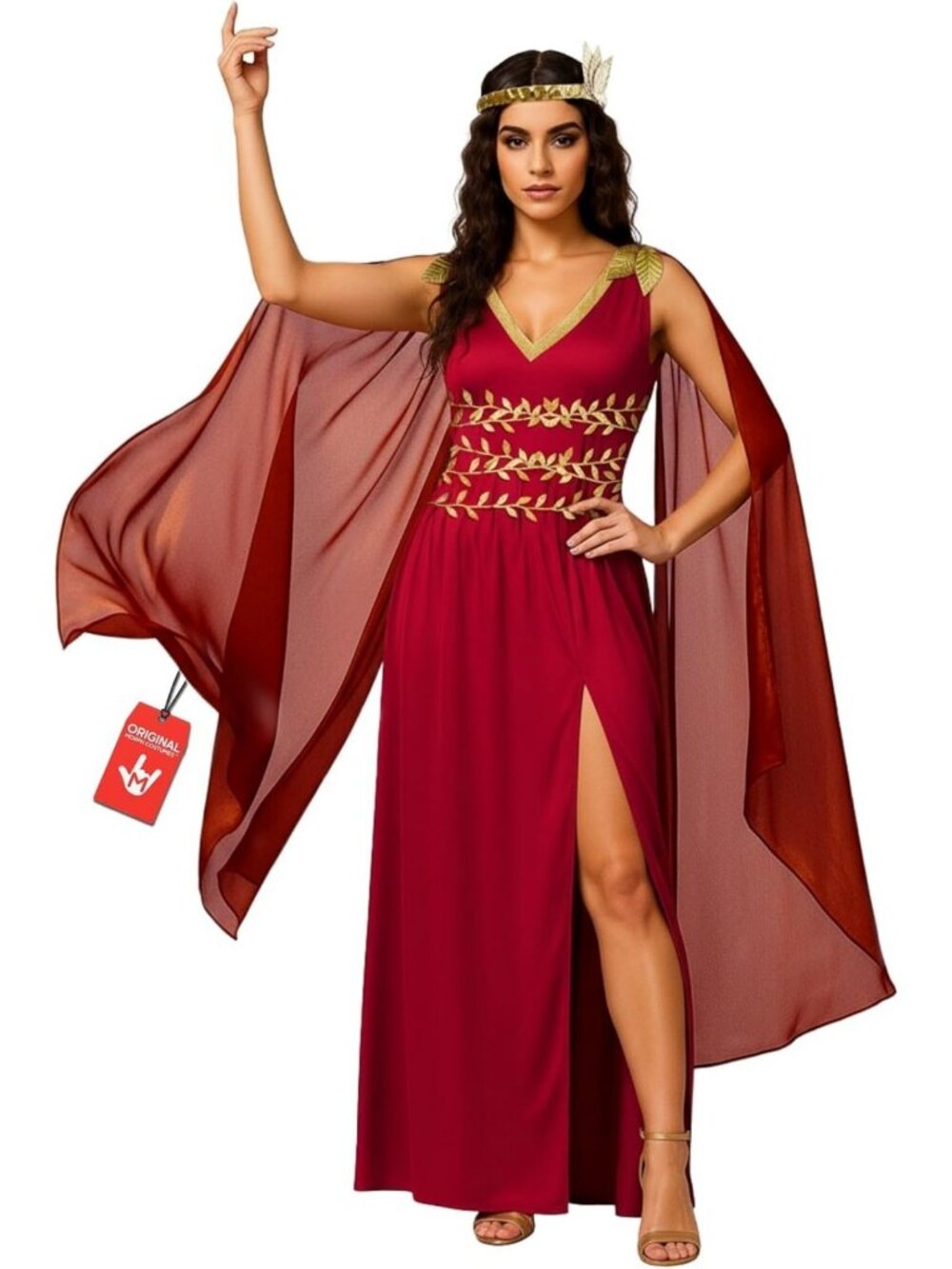 Greek Goddess Costume for Women | Elegant Halloween Outfit | Mythical Dress